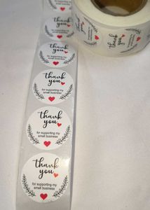 Thank You Stickers 50 pieces for Small Business