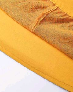Elegant Yellow Anarkali gown