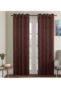 Stylish Maroon Curtain Pack of 2