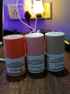CARMEST Natural Deodorant Roll-ons (3 scents)
