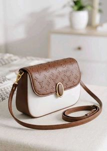 Brown &amp; Cream Handbag