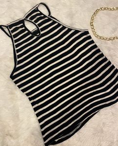 Striped Halter Top