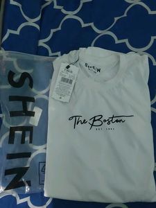 SHEIN White "The Boston" T-Shirt