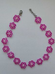 Boho Beaded Flower waistband🐚🌊🌷