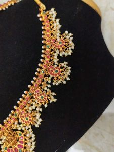 Traditional Lakshmi guttapusalu haram Earrings
