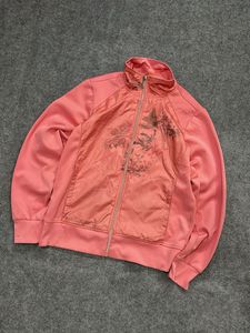 Pink Floral Zip-Up Jacket