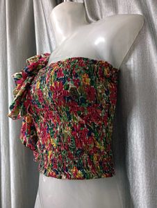 One shoulder crop top 💗