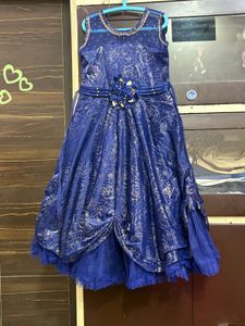 Elegant Blue Party Dress
