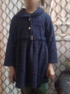 Girl's Navy Blue Coat