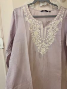 Elegant Lavender Kurta