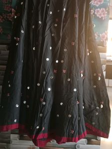 Black Colour Chaniya For Women.... Navratri