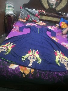 Very Beautiful Embroidery Gawn