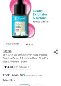 Pilgrim Peeling Solution for Face & Body