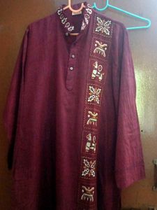 coins 600 embroidery work only kurta pure cotton