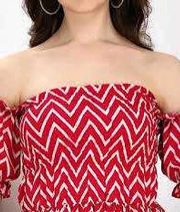 Chic Chevron Print Dress# Not used