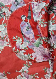 Red Imported Floral Kimono Robe🎀✨