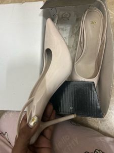 Zara Classic Nude Heels