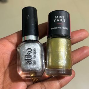New Nailpolish Gold & Silver