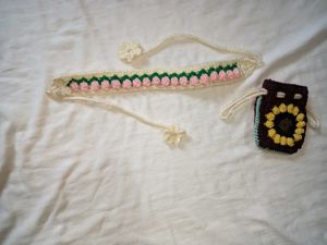 Handmade Crochet  headband combo