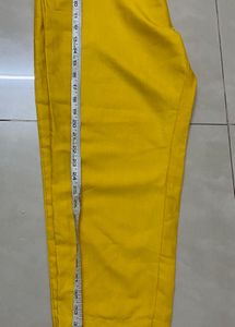 Vibrant Yellow Kurta Set with Floral Dupatta