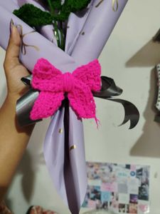 Crocheted Rose Bouquet
