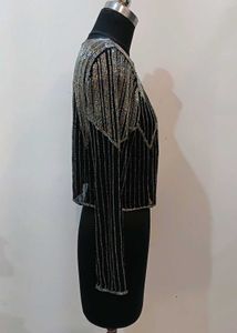 Stylish Sequin Embellished Jacket
