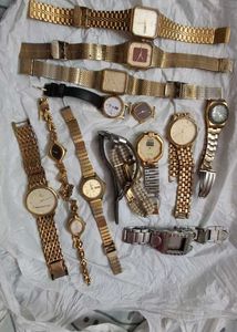 Collection of Gold Tone Watches