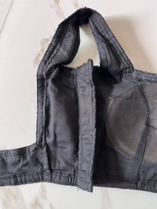 Sparkling Black Sequin Blouse