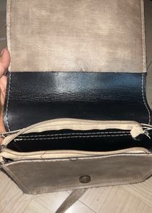 Khaki Color Sling Bag