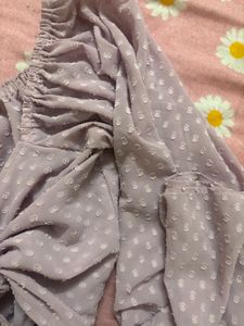 Chiffon tie top