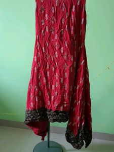 beautiful assymetrical embroidered kurti