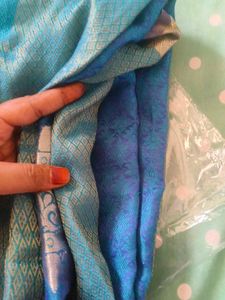 Beautiful Teal Saree