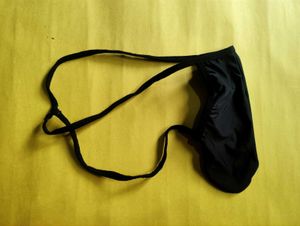 Unused Imported Men's Black Gstring