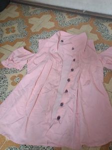 Chic Pink Puff Sleeve Top