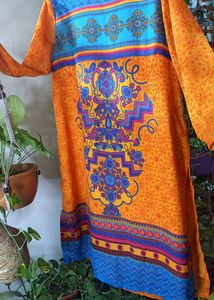 Very Pretty Printed Kurti From Brand Global Desi I