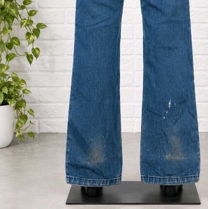 Vintage Wide Leg Blue Jeans