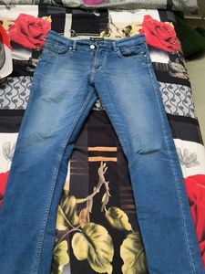 Blue Wash Denim Jeans