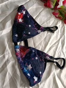 🎀BUY '1' GET '1' FREE Celestial Star Print Bra To