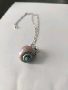 Enchanting Spiral Seashell Necklace