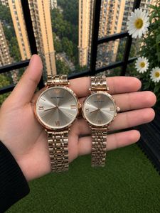 Elegant Rose Gold Tone Watch Set