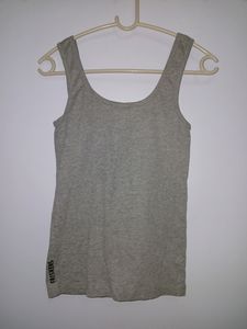 Friskers Tank Top Combo Grey and Black