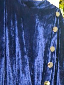 velvet classic dress. office wear and party wearar