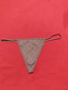 Primark Brown Thong Panty – M