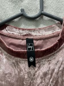 Metallic Velvet T-Shirt