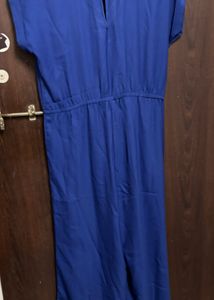 Chic Royal Blue Jumpsuit