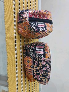 Boho Print Cosmetic Pouch Set