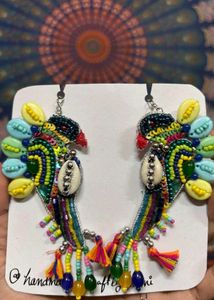 Bohemian Parrot Earrings