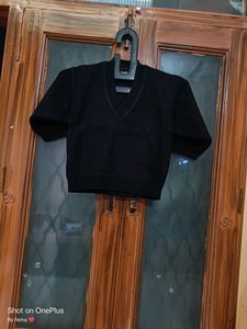 Winter Wear Black Colour Blouse