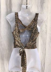 Leopard Print Crop Top