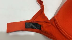 Bright Orange Padded Bra